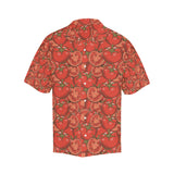 Red Tomato Pattern Men's All Over Print Hawaiian Shirt