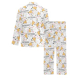 Greyhound Pattern Print Design 03 Men's Long Pajama Set