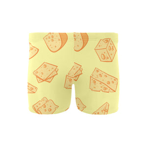 Cheese design pattern Men's Swimming Trunks