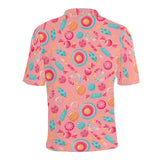 Colorful candy pattern Men's All Over Print Polo Shirt