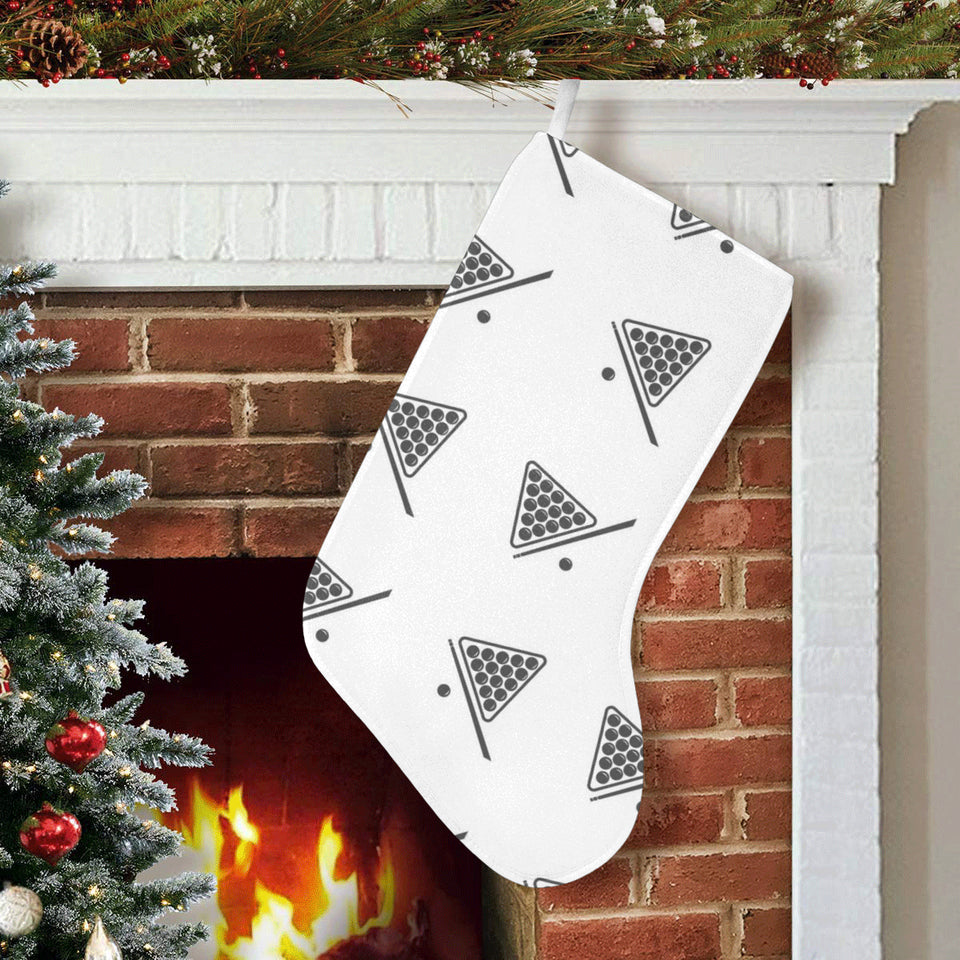 Billiard Ball Pattern Print Design 03 Christmas Stocking