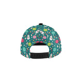 Snowman bird decorative elements christmas pattern All Over Print Snapback Cap