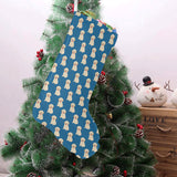 Golden Retriever Pattern Print Design 03 Christmas Stocking