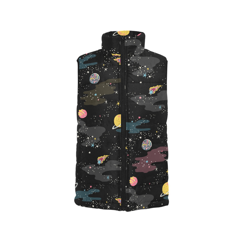 space pattern Men's Padded Vest