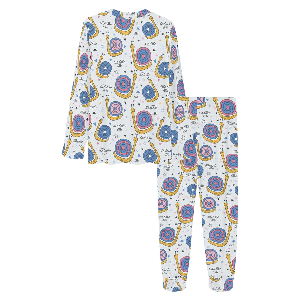 Snail Pattern Print Design 05 Women's All Over Print Pajama Set
