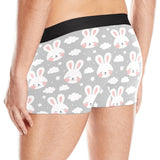 Rabbit cloud Pattern Men's All Over Print Boxer Briefs Men's Underwear