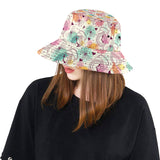 Clock butterfly pattern Unisex Bucket Hat
