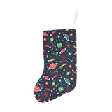colorful space pattern planet star Christmas Stocking