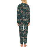 Snake forest pattern Women's All Over Print Pajama Set