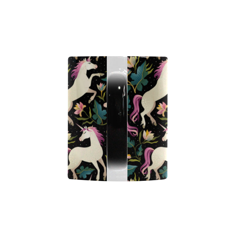 Unicorns forest background Morphing Mug Heat Changing Mug