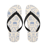 Cute sushi icon pattern Unisex Flip Flops