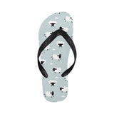Sheep polka dot cloud pattern Unisex Flip Flops