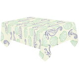 Seahorse shell pattern Tablecloth