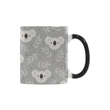 Cute koala leaves pattern Morphing Mug Heat Changing Mug