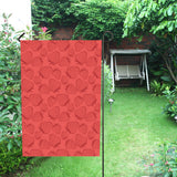 strawberry pattern red background House Flag Garden Flag