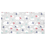 Airplane cloud grey background Tablecloth