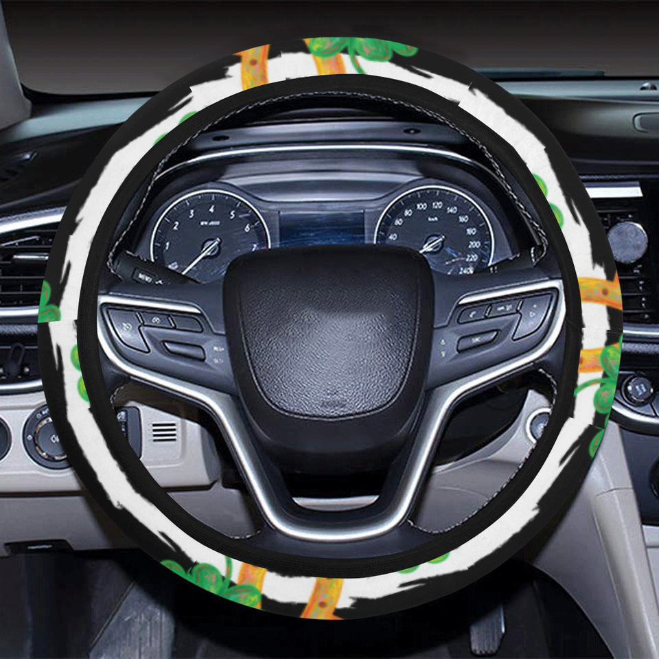 Horseshoes Pattern Print Design 01 Car Steering Wheel Cover