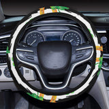 Horseshoes Pattern Print Design 01 Car Steering Wheel Cover