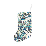 Japanese wave pattern Christmas Stocking