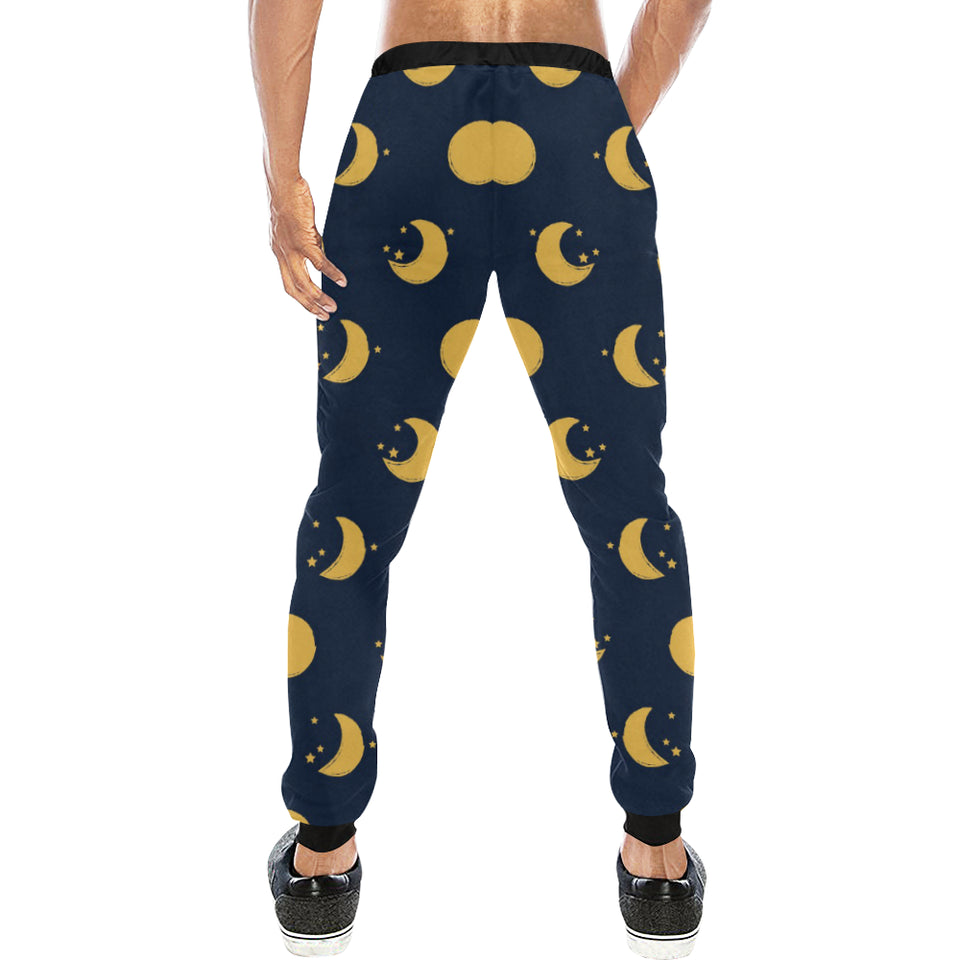 Moon star pattern Unisex Casual Sweatpants