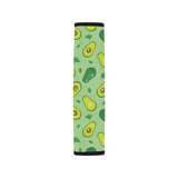 Avocado pattern green background Car Seat Belt Cover