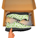 Lime design pattern Women's Sneaker Shoes