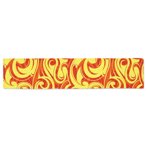 Fire flame design pattern Table Runner