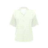Cucumber pattern background Women's All Over Print Hawaiian Shirt
