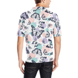 Butterfly pattern Men's All Over Print Polo Shirt