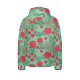 Tomato design pattern Kids' Boys' Girls' Padded Hooded Jacket