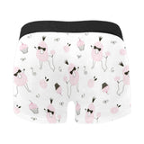 Poodle dog rose cake pattern Men's All Over Print Boxer Briefs Men's Underwear
