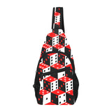 Dice Pattern Print Design 02 All Over Print Chest Bag
