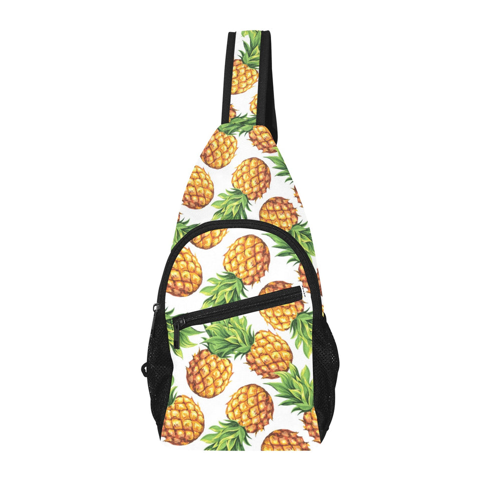 Pineapples design pattern All Over Print Chest Bag