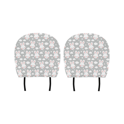 Rabbit cloud Pattern Car Headrest Cover