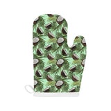 Coconut Pattern Print Design 02 Heat Resistant Oven Mitts