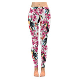 Toucan flower design pattern Women's Legging Fulfilled In US