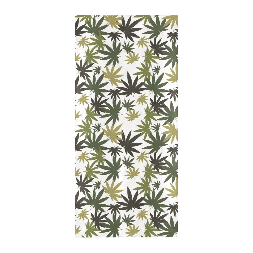 Canabis Marijuana Weed Pattern Print Design 05 Beach Towel