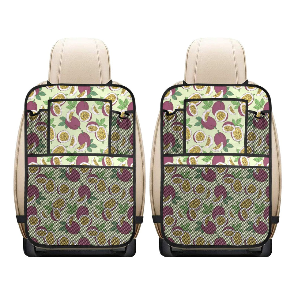 Paassion fruit pattern Car Seat Back Organizer