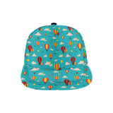 Hot Air Balloon Sky Pattern All Over Print Snapback Cap