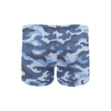 Blue camouflage pattern Men's Swimming Trunks