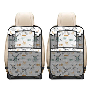windmill pattern Car Seat Back Organizer