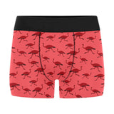 Ostrich Pattern Print Design 03 Men's All Over Print Boxer Briefs Men's Underwear