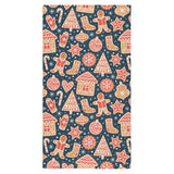 Christmas gingerbread cookie pattern Bath Towel