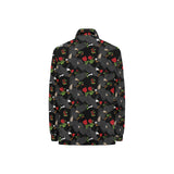 Eagle Pattern Print Design 04 Women's Long Sleeve Polo Shirt
