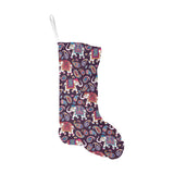 Elephant indian style ornament pattern Christmas Stocking