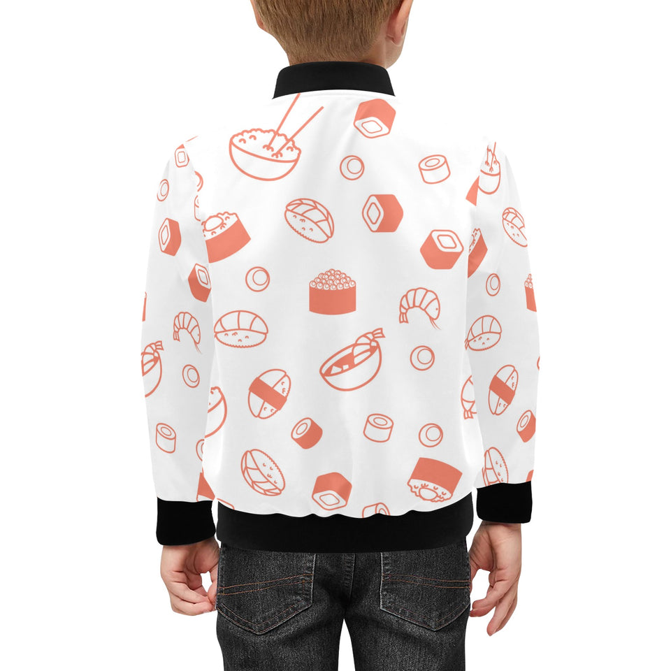 Sushi pattern Kids' Boys' Girls' Bomber Jacket