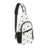 Seagull Pattern Print Design 05 All Over Print Chest Bag