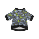 blueberry pattern All Over Print Pet Dog Round Neck Fuzzy Shirt