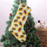 Watercolor papaya pattern Christmas Stocking