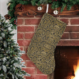 Snake skin pattern Christmas Stocking